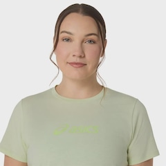 Camiseta ASICS Training Core Logo Feminina - Foto 4