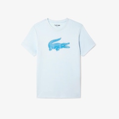 Camiseta Esportiva de Algodão Ultra Dry com Logo Lacoste Masculina - Foto 4
