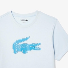 Camiseta Esportiva de Algodão Ultra Dry com Logo Lacoste Masculina - Foto 5