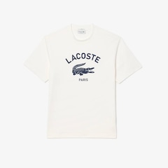 Camiseta Lacoste Unissex Estampada – Modelagem Clássica e Versátil - Foto 4