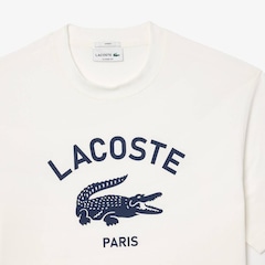 Camiseta Lacoste Unissex Estampada – Modelagem Clássica e Versátil - Foto 5