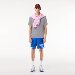 Camiseta Lacoste Listrada de Algodão Pesado Lacoste Masculina - Foto 2