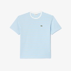 Camiseta Lacoste Listrada de Algodão Pesado Lacoste Masculina - Foto 10