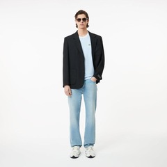 Camiseta Lacoste Listrada de Algodão Pesado Lacoste Masculina - Foto 2