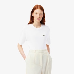 Camiseta de Algodão com Caimento Relaxado Lacoste Feminina - Foto 2
