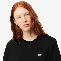 Camiseta de Algodão com Caimento Relaxado Lacoste Feminina - Foto 2
