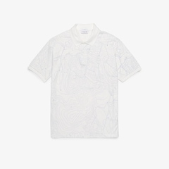 Camisa Polo de Piqué Estampado em Modelagem Solta Lacoste Masculina - Foto 1