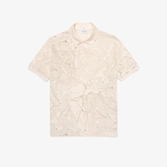 Camisa Polo de Piqué Estampado em Modelagem Solta Lacoste Masculina - Foto 1