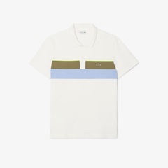 Camiseta Polo Lacoste em Mini-Piqué de Algodão com Stretch - Foto 1