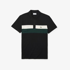 Camiseta Polo Lacoste em Mini-Piqué de Algodão com Stretch - Foto 1