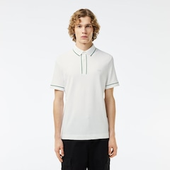 Camiseta Polo Paris em Piqué com Elastano e Carcela Oculta Lacoste Masculina - Foto 1