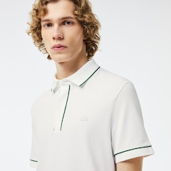 Camiseta Polo Paris em Piqué com Elastano e Carcela Oculta Lacoste Masculina - Foto 3