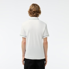 Camiseta Polo Paris em Piqué com Elastano e Carcela Oculta Lacoste Masculina - Foto 4