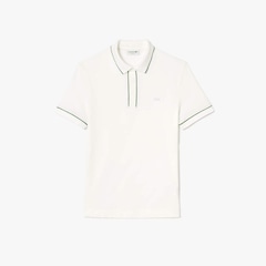 Camiseta Polo Paris em Piqué com Elastano e Carcela Oculta Lacoste Masculina - Foto 6