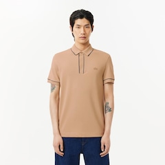 Camiseta Polo Paris em Piqué com Elastano e Carcela Oculta Lacoste Masculina - Foto 1
