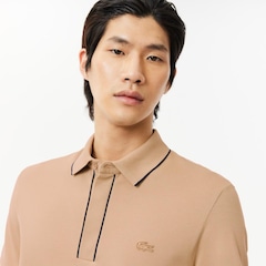 Camiseta Polo Paris em Piqué com Elastano e Carcela Oculta Lacoste Masculina - Foto 2