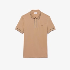 Camiseta Polo Paris em Piqué com Elastano e Carcela Oculta Lacoste Masculina - Foto 4