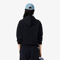 Blusão Moletom Aberto Lacoste Feminino – Textura Piqué e Capuz - Foto 3