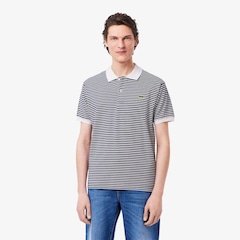 Camiseta Polo Lacoste Masculina L.12.12 – O Clássico Petit Piqué com Listras - Foto 13