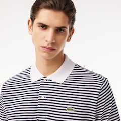 Camiseta Polo Lacoste Masculina L.12.12 – O Clássico Petit Piqué com Listras - Foto 3