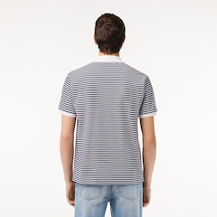 Camiseta Polo Lacoste Masculina L.12.12 – O Clássico Petit Piqué com Listras - Foto 4