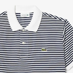 Camiseta Polo Lacoste Masculina L.12.12 – O Clássico Petit Piqué com Listras - Foto 5
