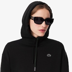 Blusão Moletom Curto de Algodão Lacoste Feminina - Foto 2