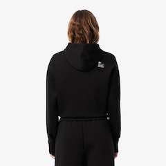 Blusão Moletom Curto de Algodão Lacoste Feminina - Foto 3