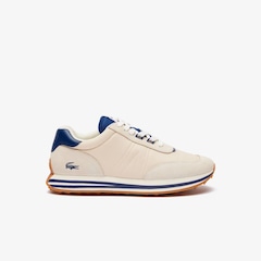 Tênis Lacoste Lacoste masculinas de couro e tecido L-Spin - Foto 1