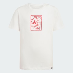 Camiseta adidas Football Graphic Infantil - Foto 2