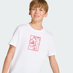 Camiseta adidas Football Graphic Infantil - Foto 5