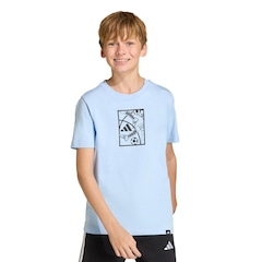 Camiseta adidas Football Graphic Infantil - Foto 1