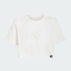 Blusa Cropped adidas Everyday Glam Cropped Graphic Infantil - Foto 2