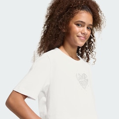 Blusa Cropped adidas Everyday Glam Cropped Graphic Infantil - Foto 5