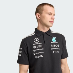 Camisa Polo adidas Mercedes - Amg Petronas F1 Team Engineers Masculina - Foto 5
