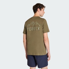 Camiseta adidas Terrex Mountain Graphic Masculina - Foto 3