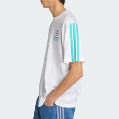 Camiseta adidas Mercedes - Amg Petronas F1 Team Dna Masculina - Foto 6