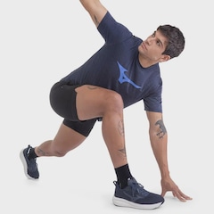 Camiseta Mizuno Run Spark Mescla Masculina - Foto 4