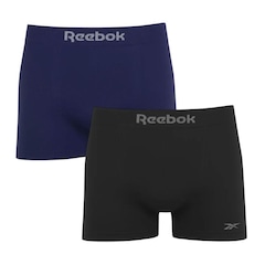 Kit 2 Cuecas Boxer Reebok Sem Costura Masculina - Foto 1