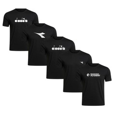 Kit 5 Camisetas Diadora Logos Masculina - Foto 1