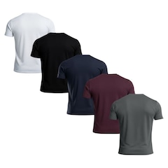 Kit 5 Camisetas Diadora Small Logo Masculina - Foto 2