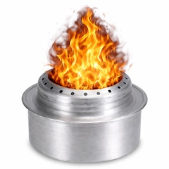 Mini Fogareiro Gold Sports De Acampamento Portátil a Álcool Com Tampa - Acampamento e Caminhadas - Foto 2