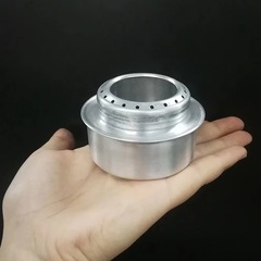 Mini Fogareiro Gold Sports De Acampamento Portátil a Álcool Com Tampa - Acampamento e Caminhadas - Foto 5