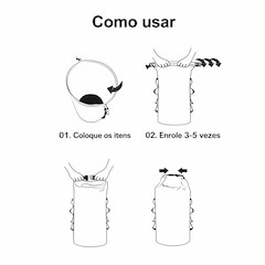 Mochila Dobrável Gold Sports Camuflada Dry Bag  35 Litros - Foto 7