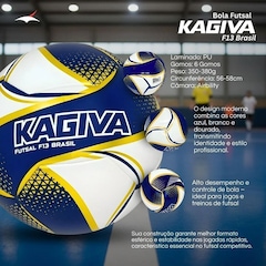 Bola Futsal Infantil Kagiva F13 Brasil Sub 13 - Foto 3