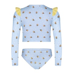 Conjunto Biquíni Camisa + Calcinha Praia Selene Infantil - Foto 2