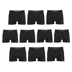 Kit 10 Cuecas Boxer Reebok Sem Costura Masculina - Foto 1