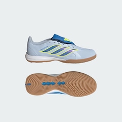 Chuteira Futsal Infantil Adidas Predator League de Língua Dobrável - Foto 10
