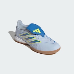 Chuteira Futsal Infantil Adidas Predator League de Língua Dobrável - Foto 6
