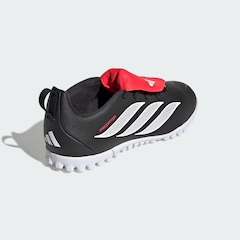 Chuteira Society Infantil adidas Predator Club com Cadarços Elásticos e Língua Dobrável - Foto 7